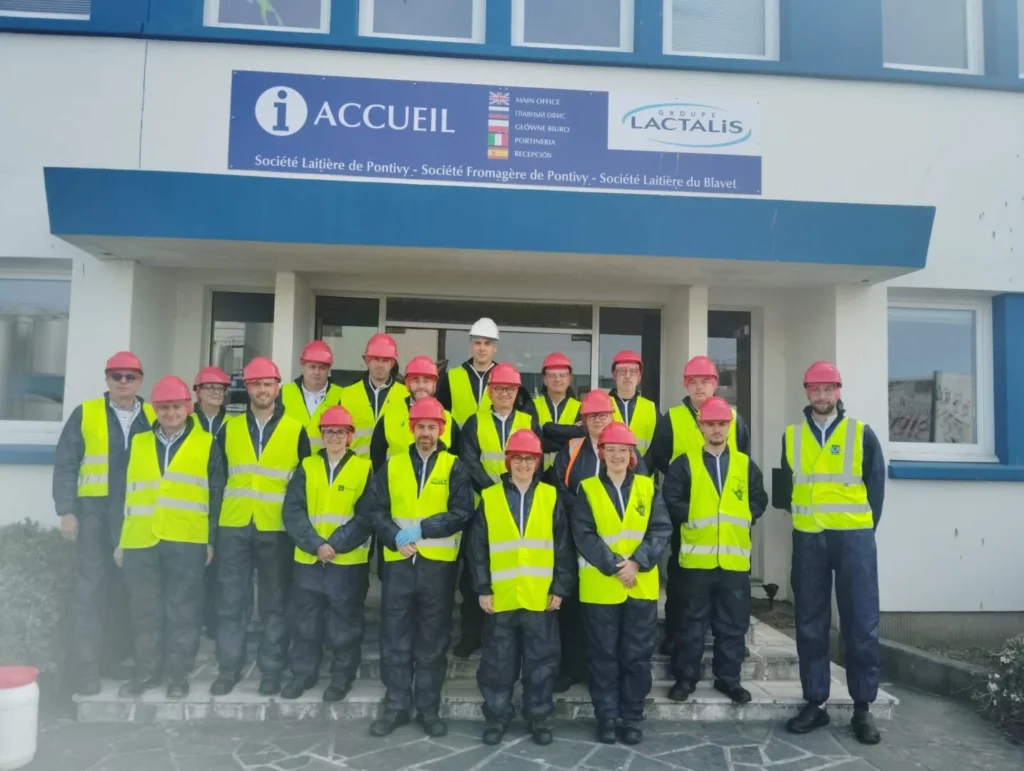 Visite de lusine Lactalis a Pontivy Pondi entreprises1