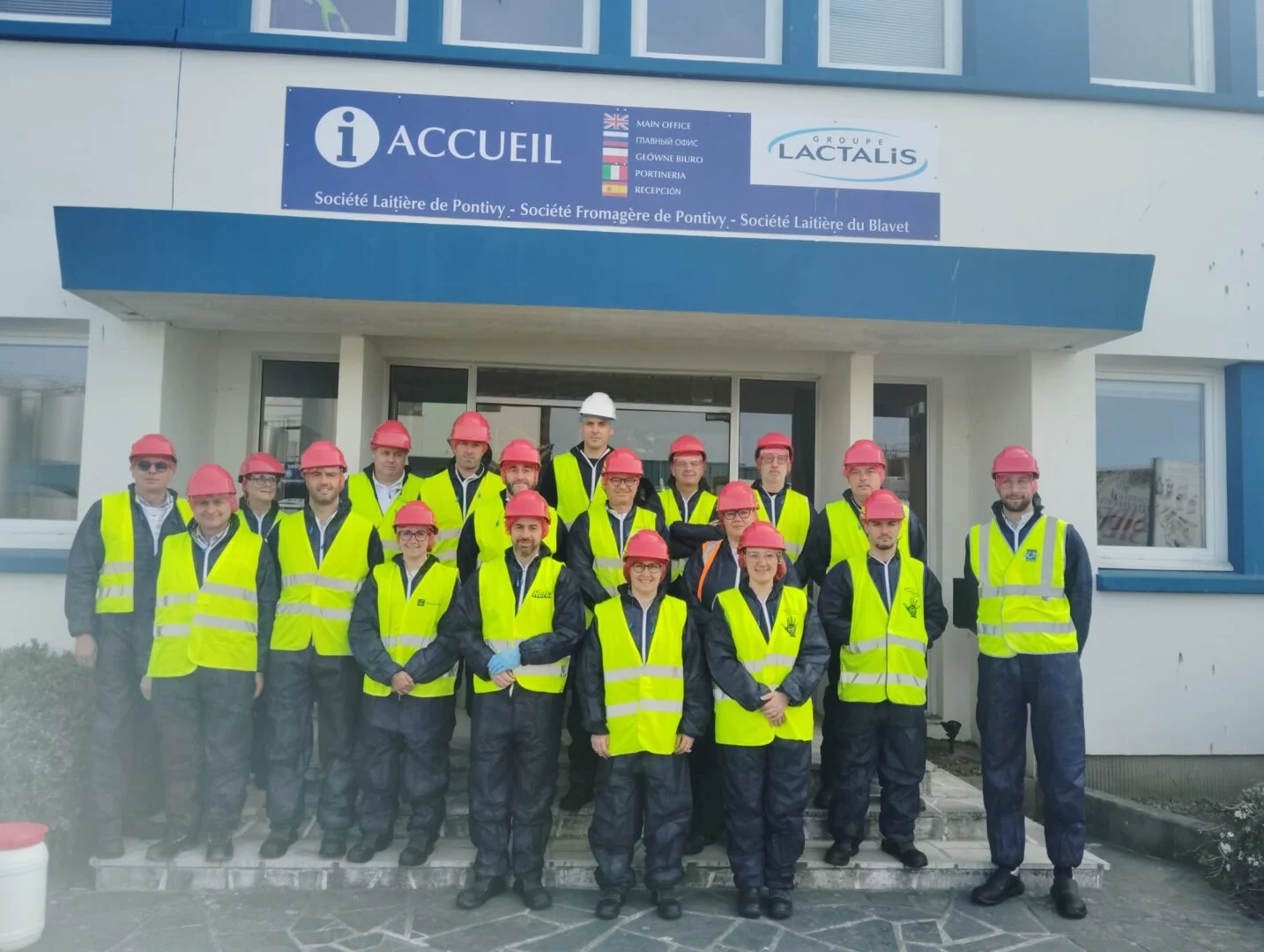 Visite de lusine Lactalis a Pontivy Pondi entreprises1