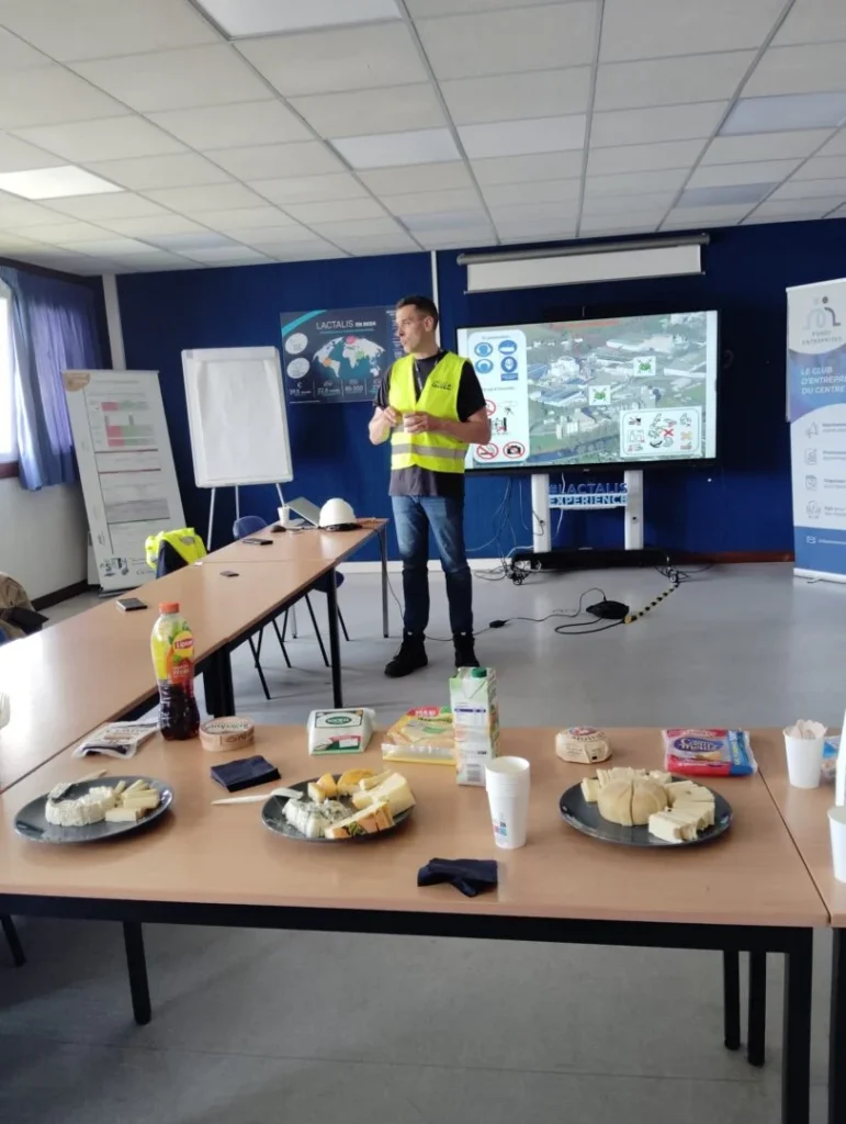 Visite de lusine Lactalis a Pontivy Pondi entreprises5