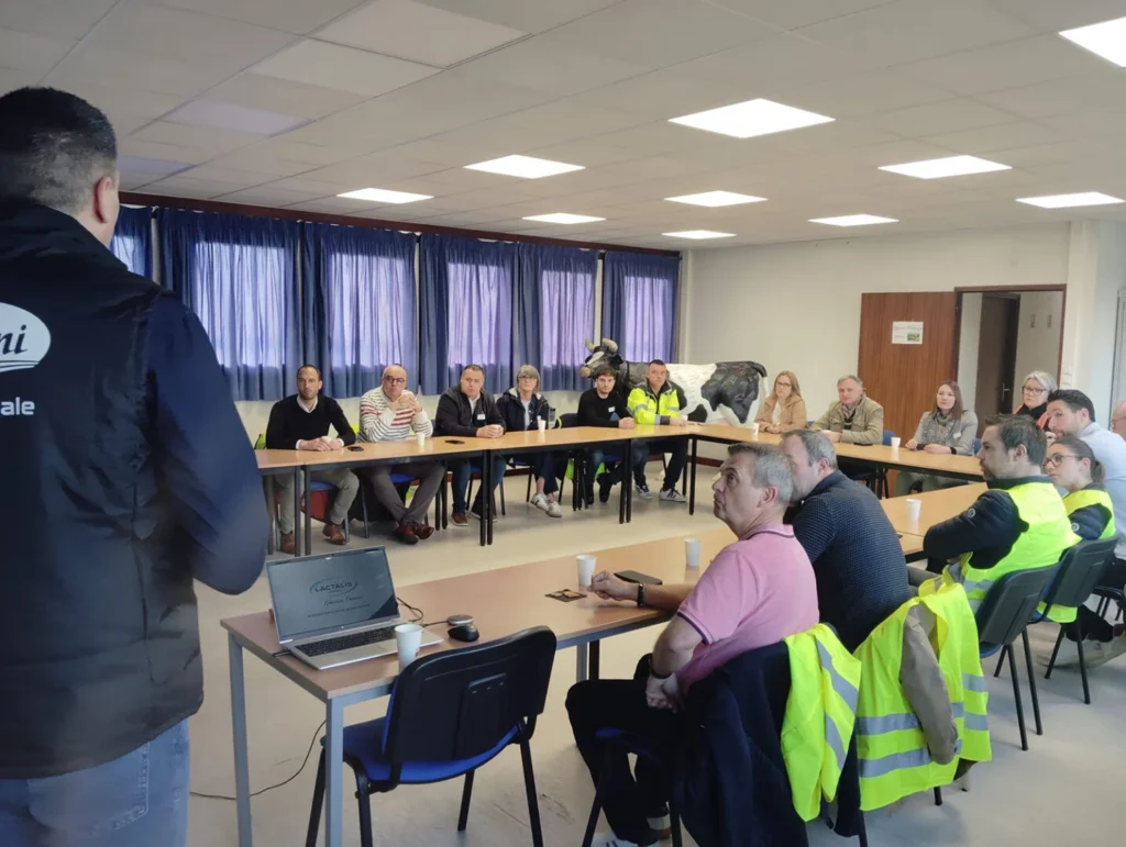 Visite de lusine Lactalis a Pontivy Pondi entreprises9